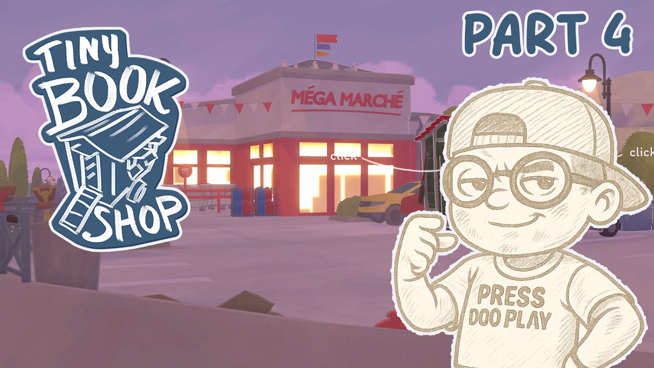 Okay Let's Sell The Books At The Mega Marche | Tiny Bookshop | No Commentary Gameplay Part 4