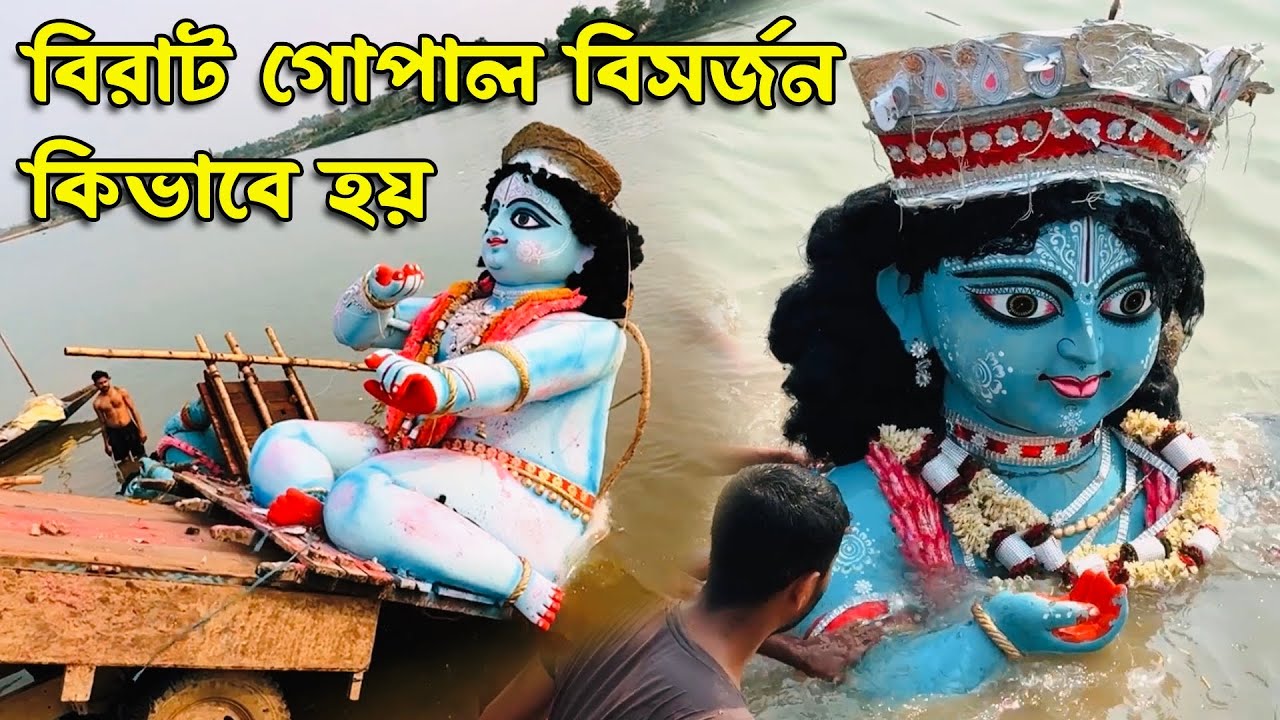 শান্তিপুরের গোপাল ঠাকুর বিসর্জন 2025 Santipur Gopal Puja