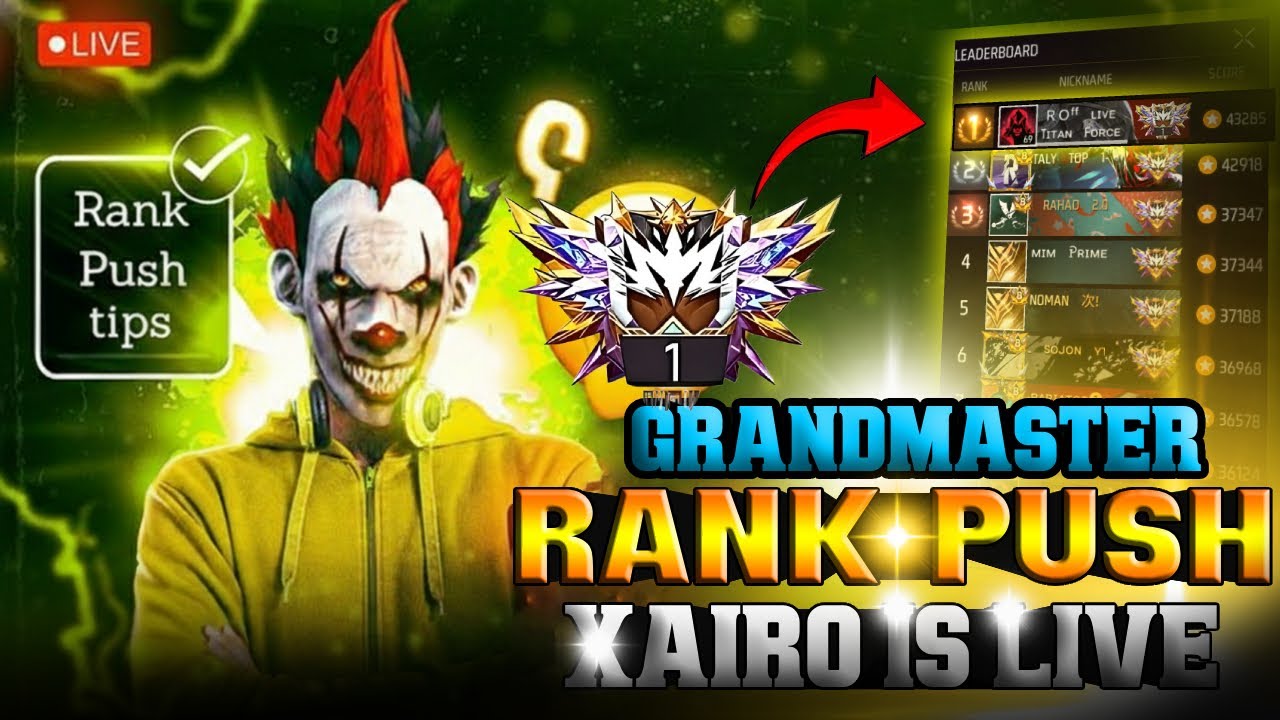 🤩NEW SEASON RANK PUSH:😲 গোল্ড থেকে গ্র্যান্ডমাস্টার সরাসরি! 🚀 | Garena Free Fire