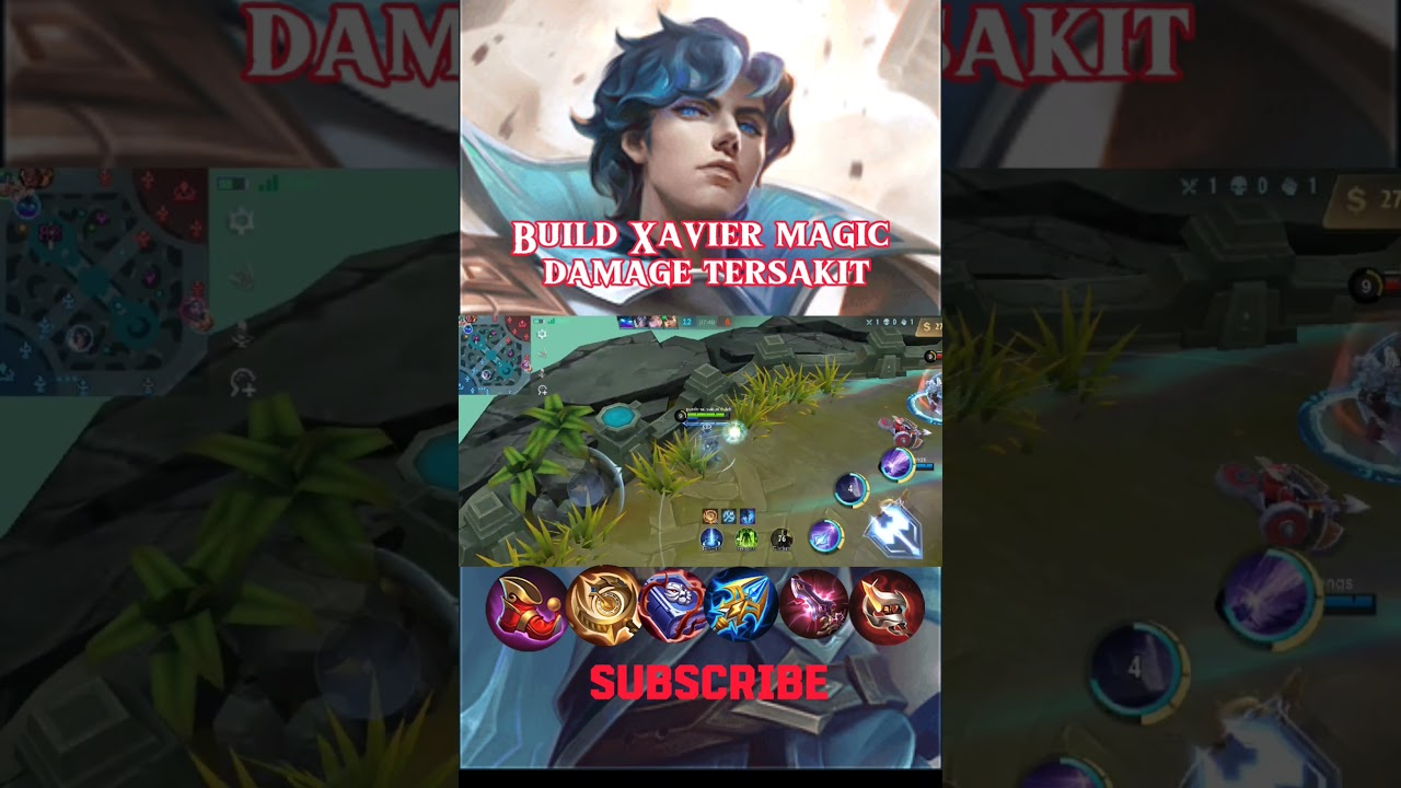 Build Xavier magic damage tersakit #mobilelegends #xavier #xaviergameplay #shorts