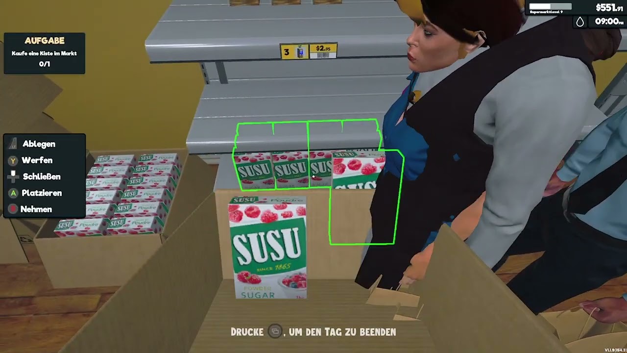 Supermarket Simulator : Billig Das Willig , Ist der Laden der Straße würdig ? (Folge 3)