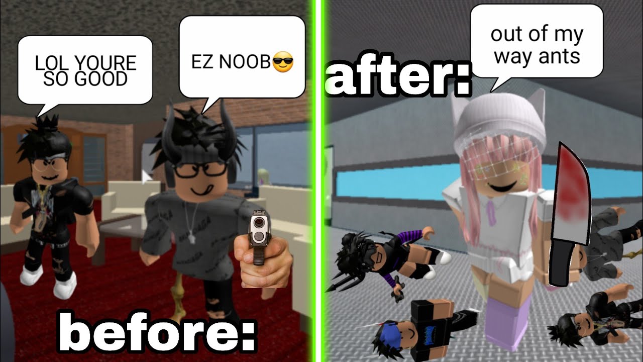 [MM2] DESTROYING TEAMERS...