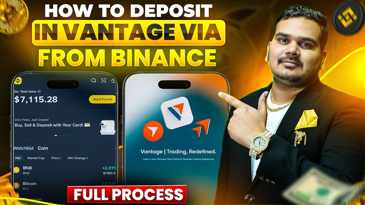 How to Deposit in Vantage form Binance | Step-by-Step Crypto Deposit Guide 2026