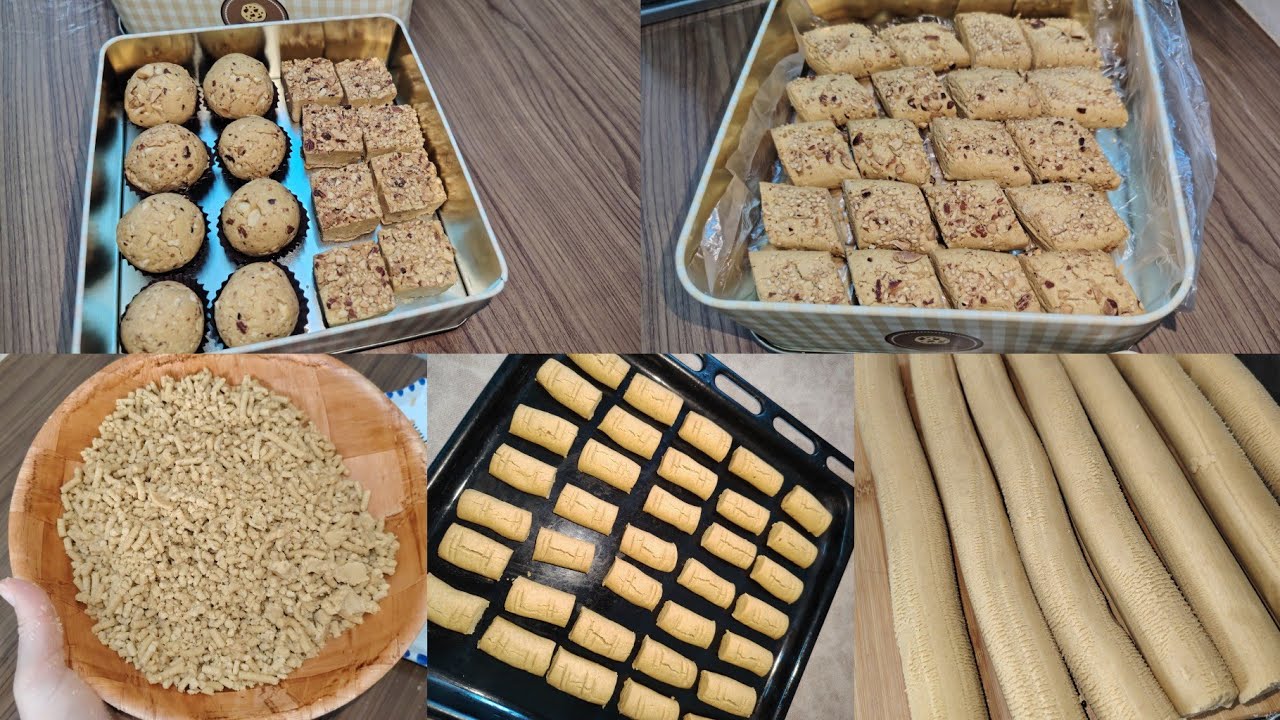 غريبة حمص تونسية لازمة في حلويات العيد وصفة احترافية عملت بيها جميع الأشكال