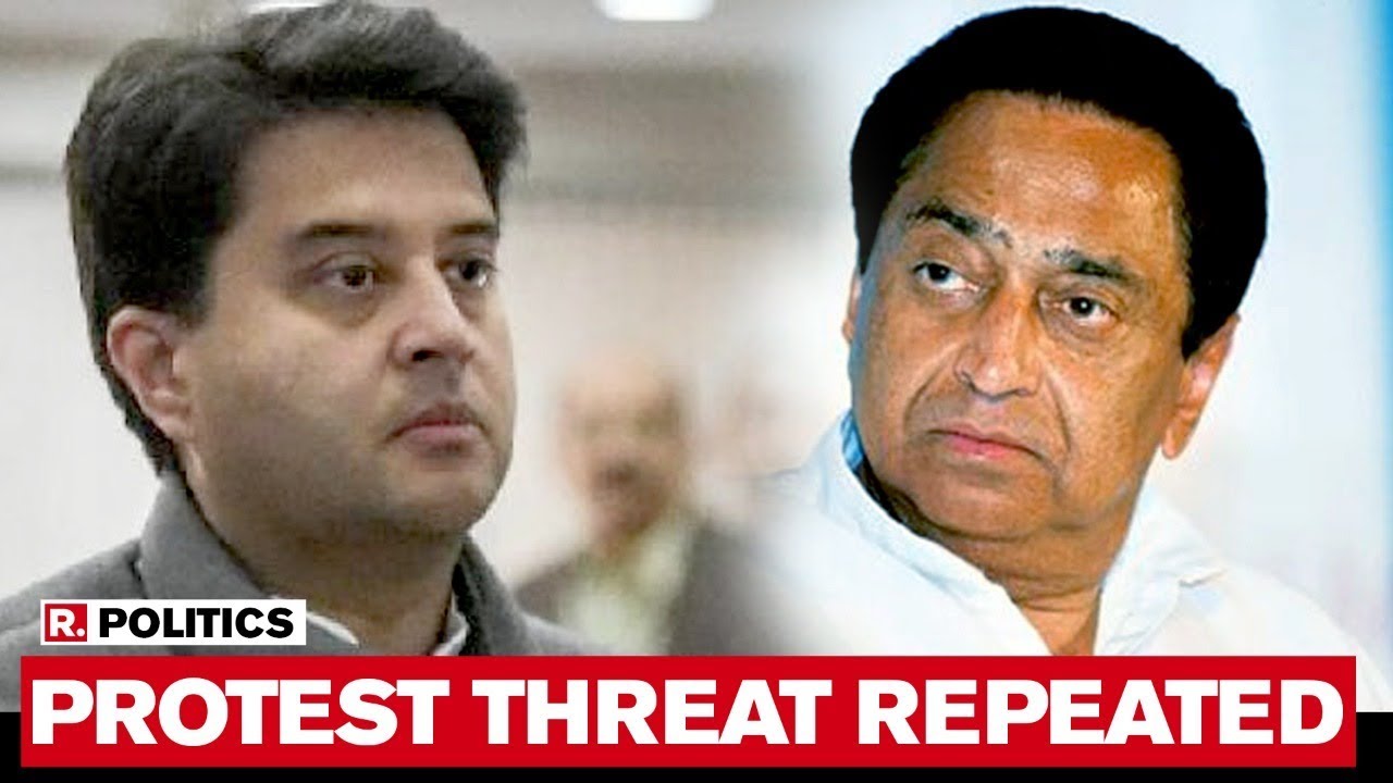 Congress' Scindia Reiterates His 'Protest' Threat To MP CM Kamal Nath Deepening Party Infighting