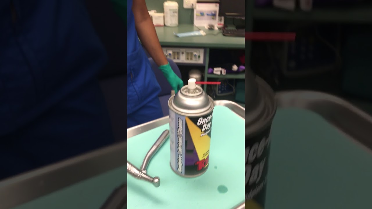 Cleaning & Lubricating Handpieces in Absence of Statmatic/Automated Machine