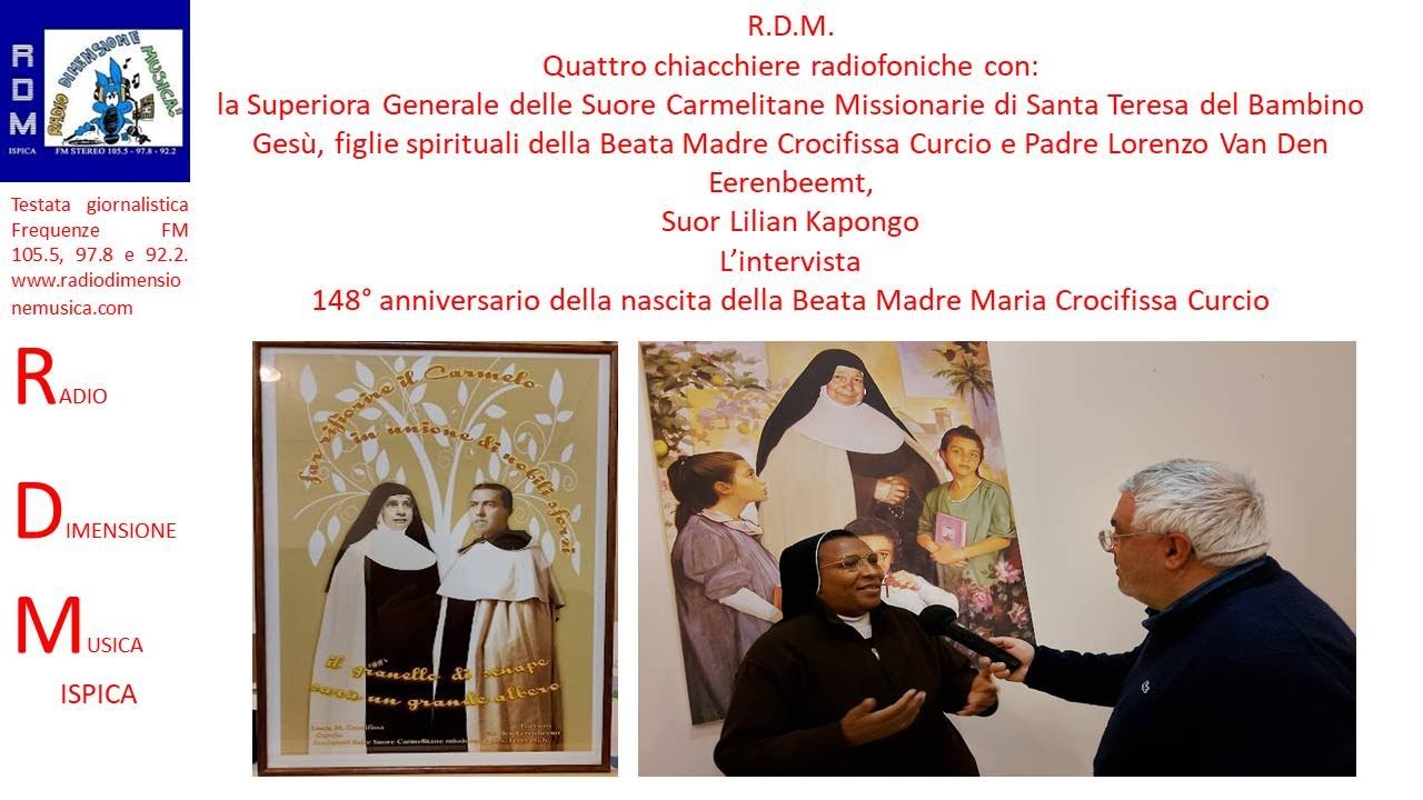 R.D.M. - QUATTRO CHIACCHERE RADIOFONICHE CON SUOR LILIAN KAPONGO