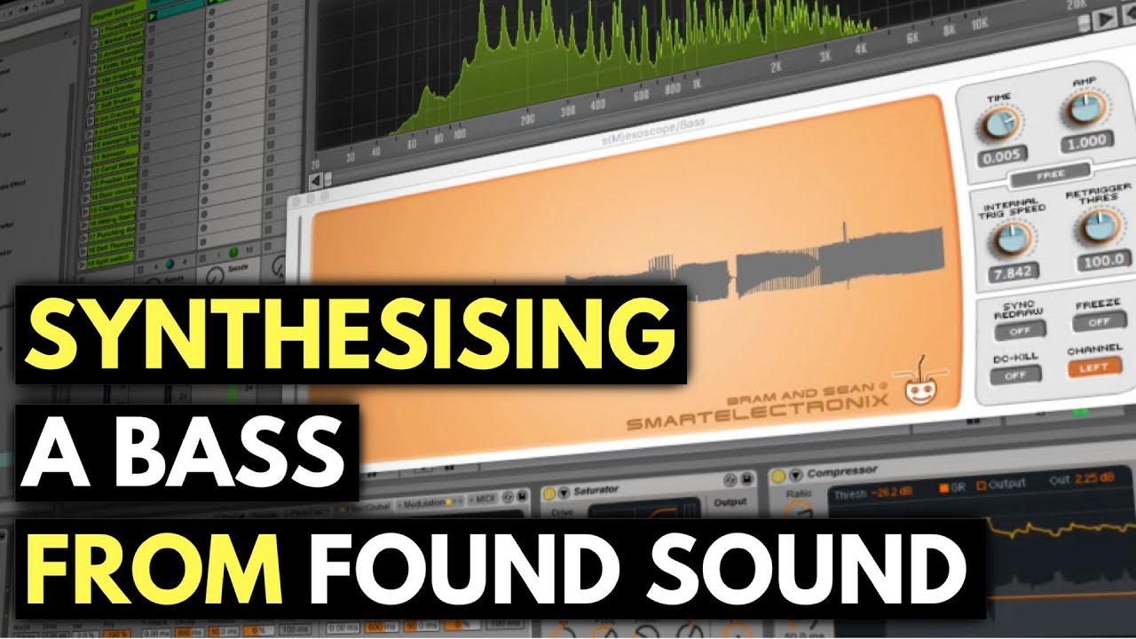 Bass Synthesis Using Found Sound | Found Sound & Sampling