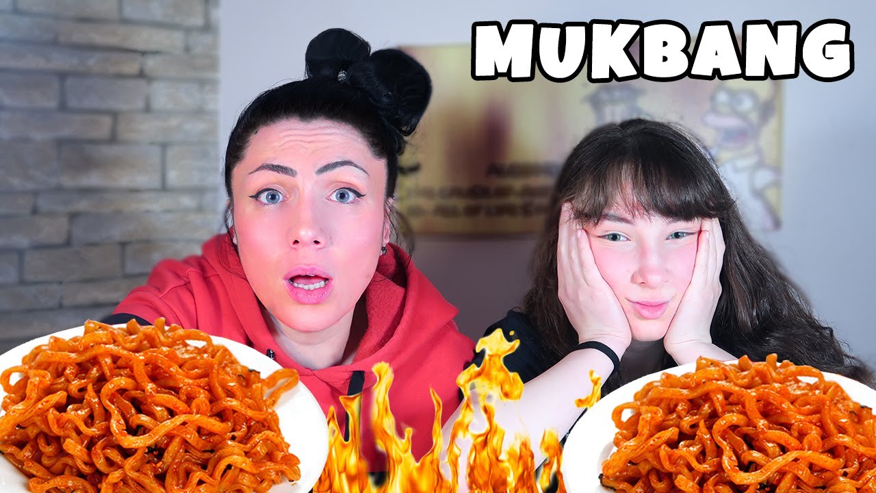 BOL ACILI NOODLE CHALLENGE 🔥 | Noodle Mukbang 🥵 | MUKBANG TÜRKÇE