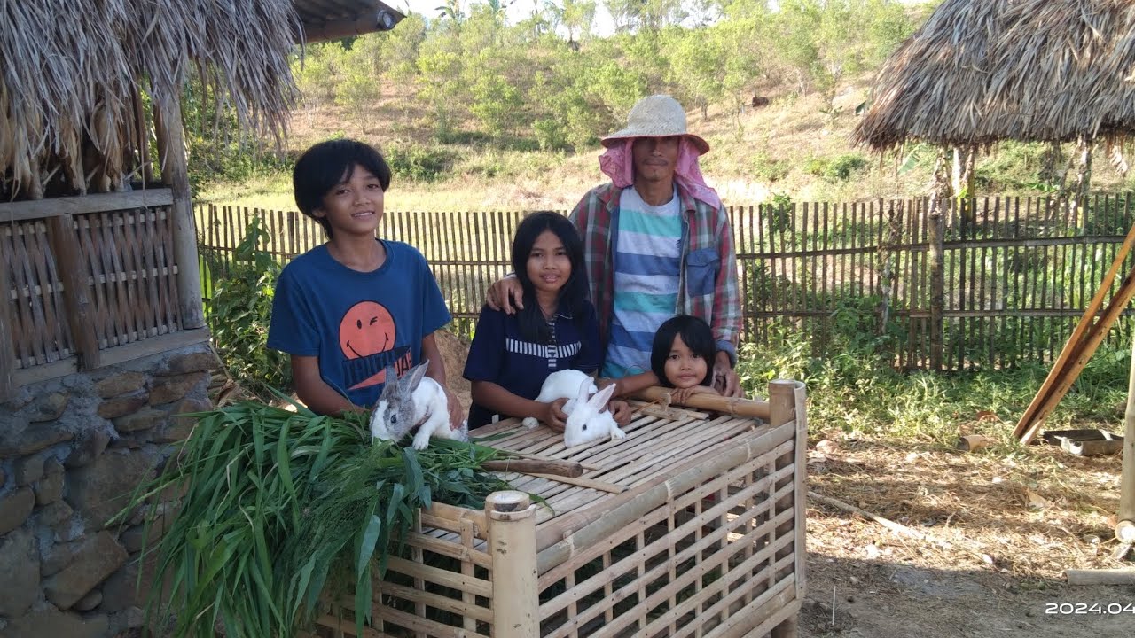 sharing you the secret of a sturdy and beautiful bamboo rabbit cage