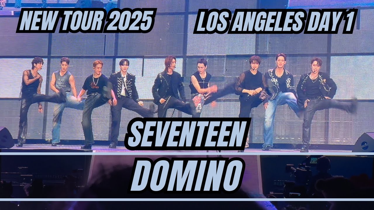 Seventeen Domino NEW Tour 2025 LA Los Angeles Day 1