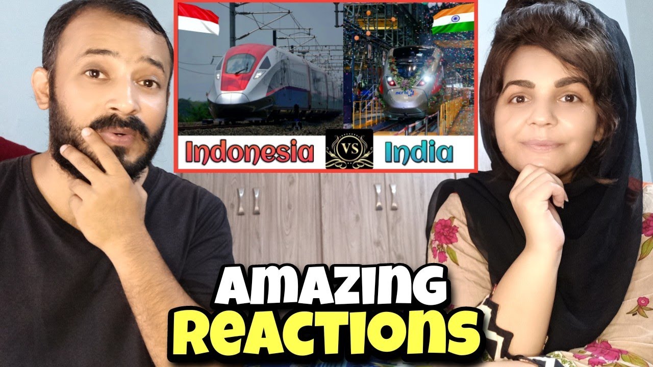 INDIAN RAILWAYS Vs INDONESIAN RAILWAYS Comparison in 2024 || Pakistani Couple Reaction