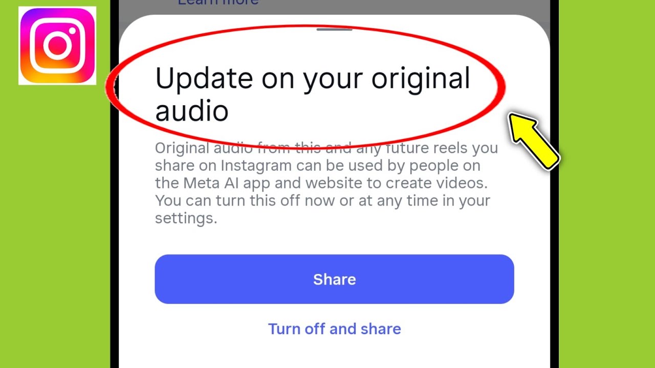 instagram Reels | Update on your original audio Settings ?