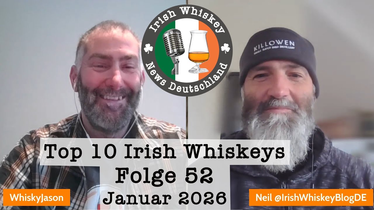 Top 10 Irish Whiskeys aus dem Jahr 2025 - Irish Whiskey News Deutschland Podcast Episode 52