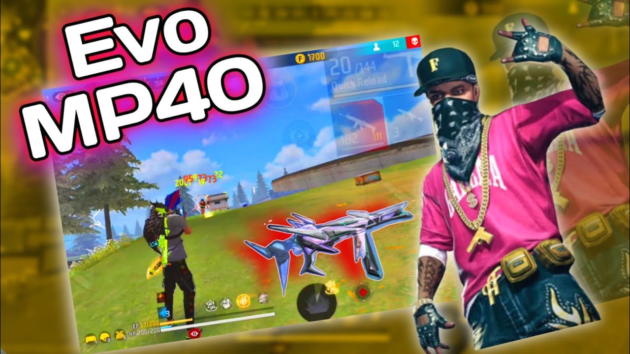 My First Evo Gun Solo Vs Squad Full Gameplay 😎 Evo MP40 Next level Headshot in Br Ranked #tondegamer