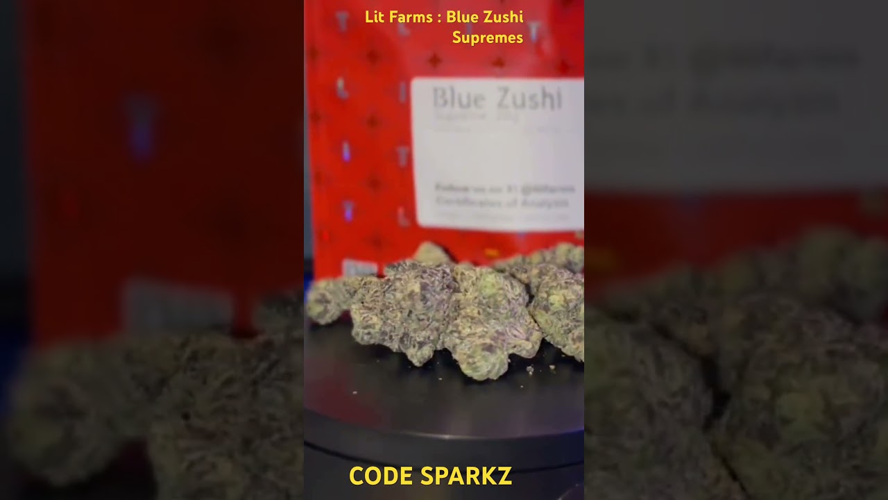 Blue Zushi Supremes from Lit Farms Absolutely Amazing! #daily