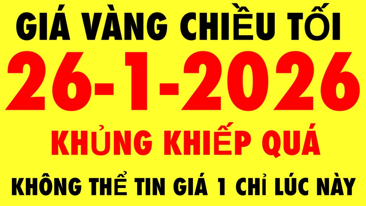 Giá vàng hôm nay 9999 mới nhất 26-1-2026 - giá vàng 9999 hôm nay - giá vàng 9999 mới nhất - giá vàng
