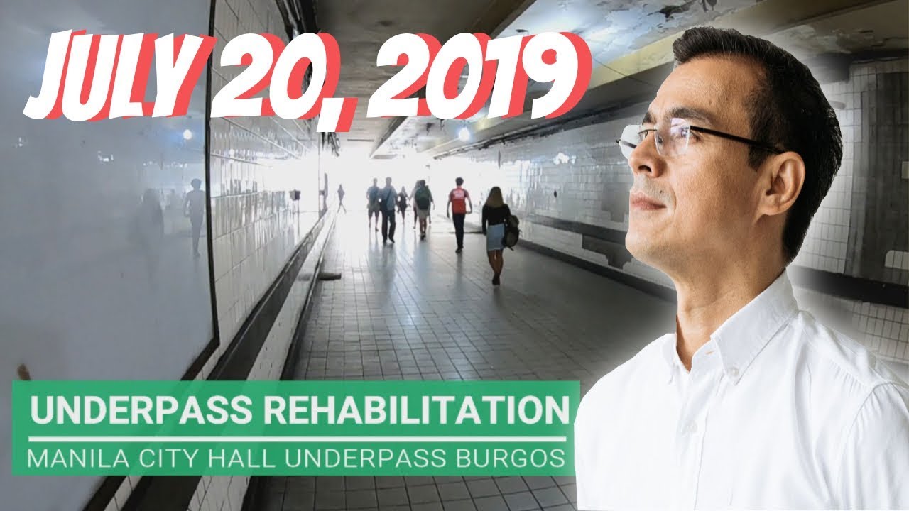 PATULOY ANG PUSPUSANG REHABILITATION SA UNDERPASS SA TABI NG MANILA CITY HALL | MAYOR ISKO MORENO
