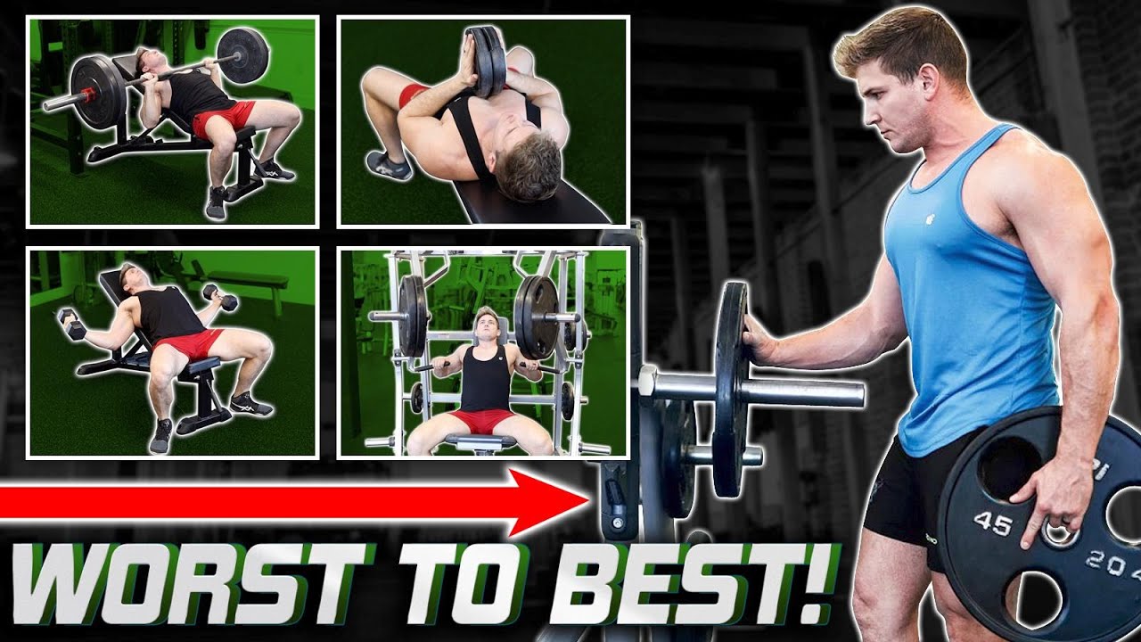 TOP 7 Chest Exercises Ranked WORST to BEST! || STOP WASTING TIME!