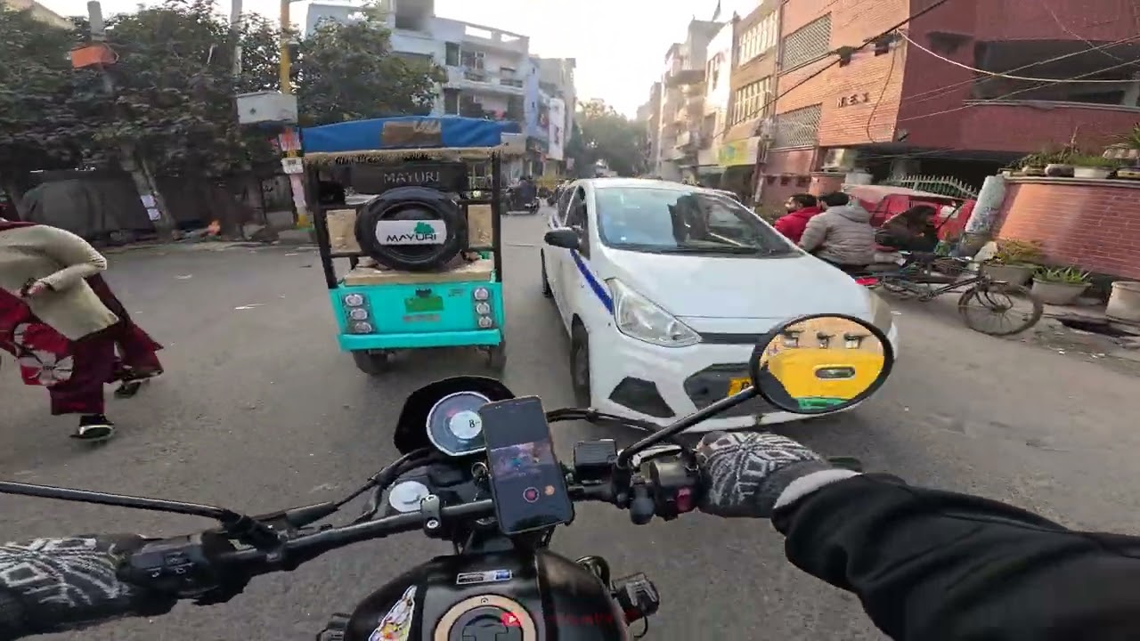 Harley Davidson X440 Ride in Delhi from  Ram Nagar to Geeta colony | 474