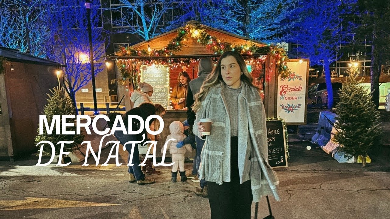 Natal no canadá, neve, fazendo cinnamon roll e decorações de natal