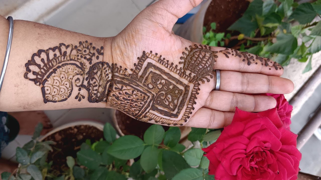 Front hand mehndi design left hand mehndi design#mehndidesign2025 #mehndidesign 