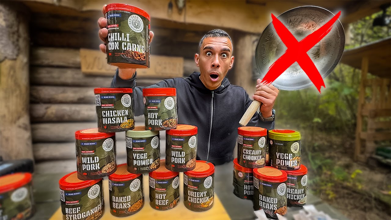 SELBSTERHITZENDE DOSEN! - Warmes Essen ohne Kocher?! | Mattin testet Skyfood
