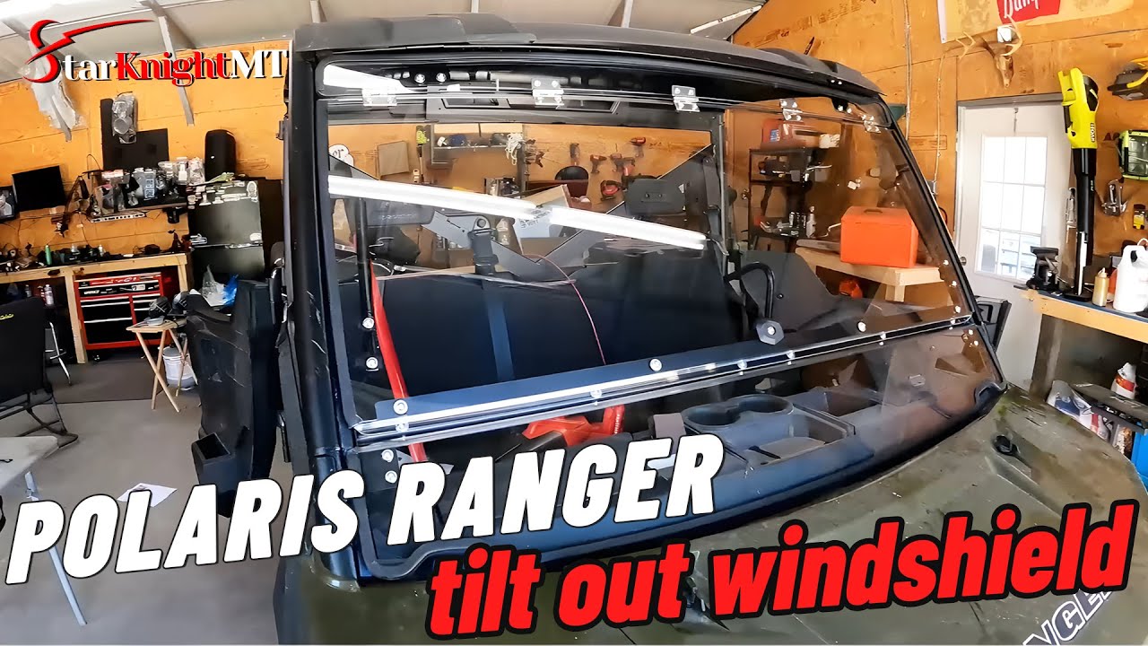 Polaris Ranger 1000 Flip-Up Windshield: The Ultimate Upgrade for Every Adventure! 🚜