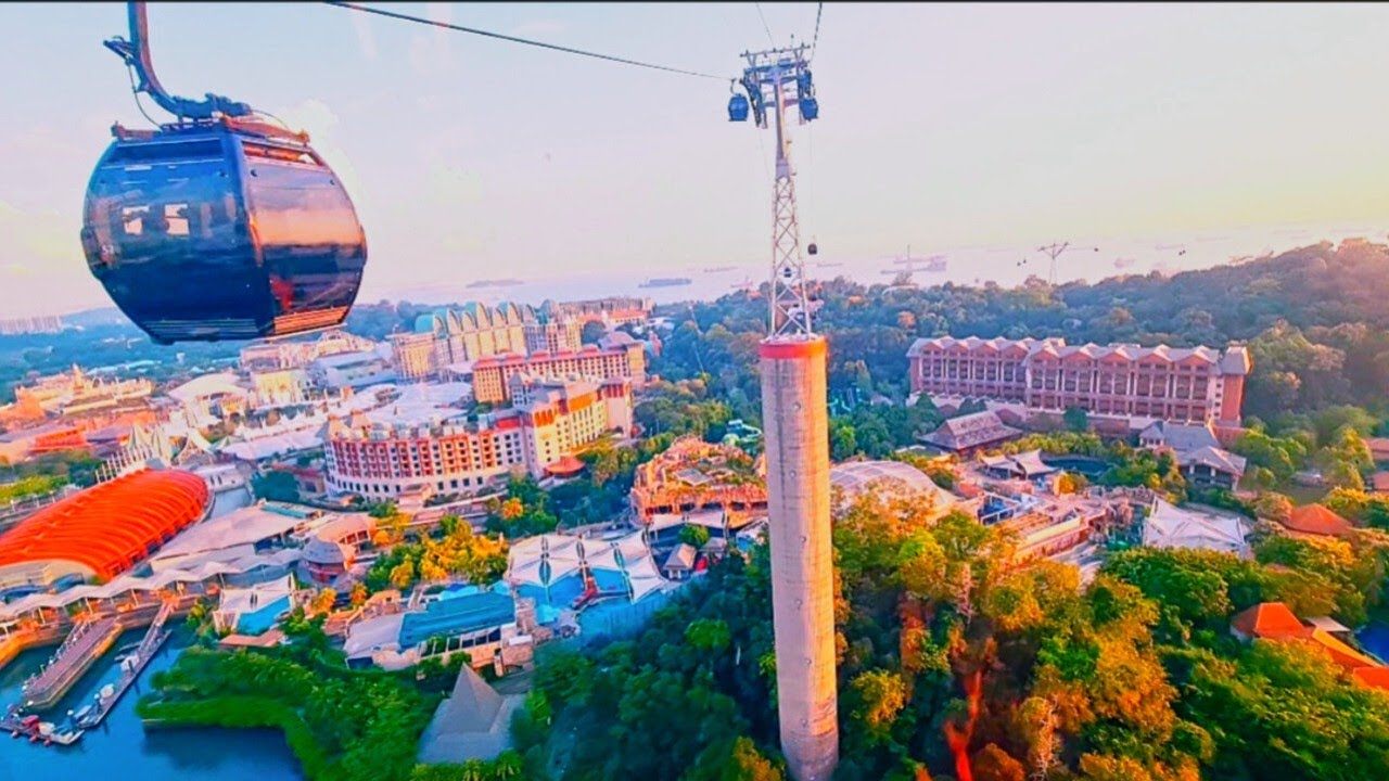 Сингапурская канатная дорога | Исследуйте Сингапур (Singapore Cable Car)