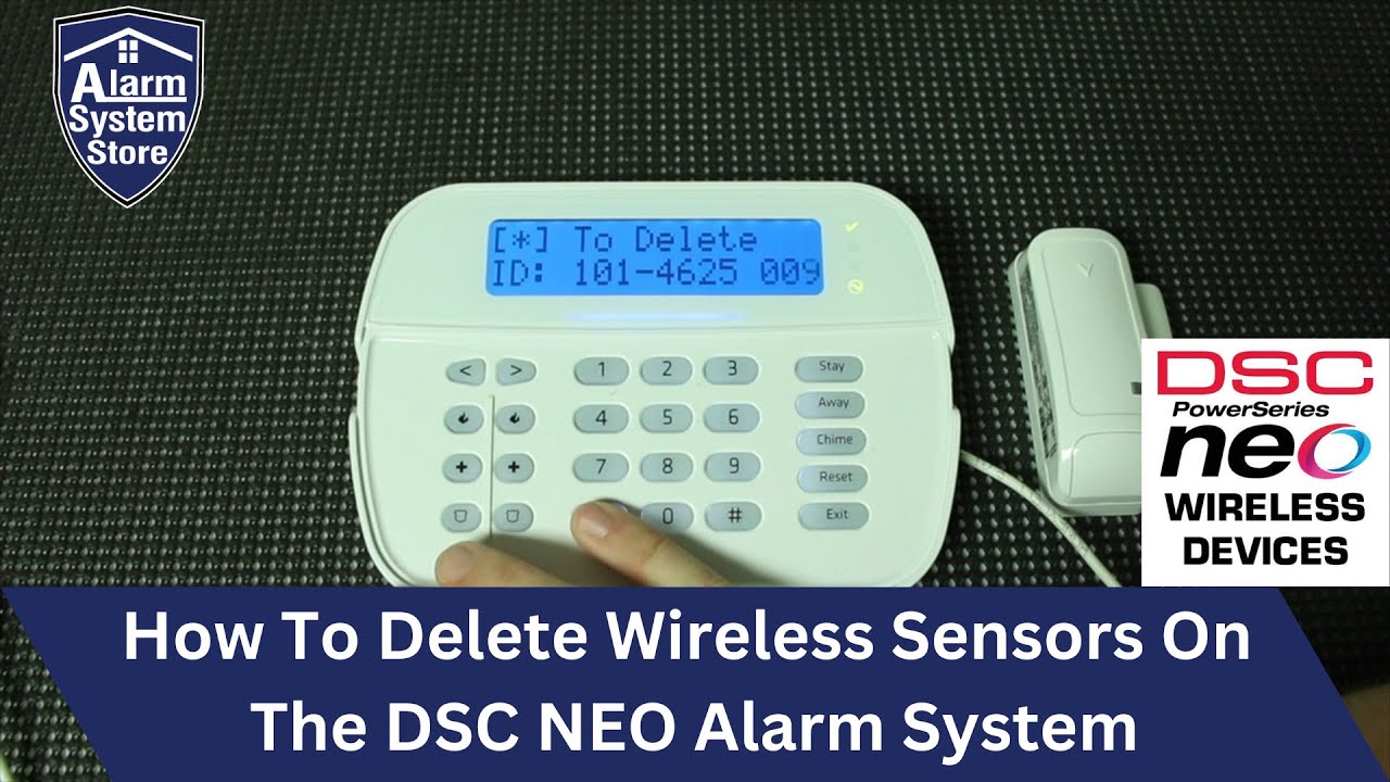 Краткое руководство: удаление беспроводного датчика из DSC PowerSeries NEO