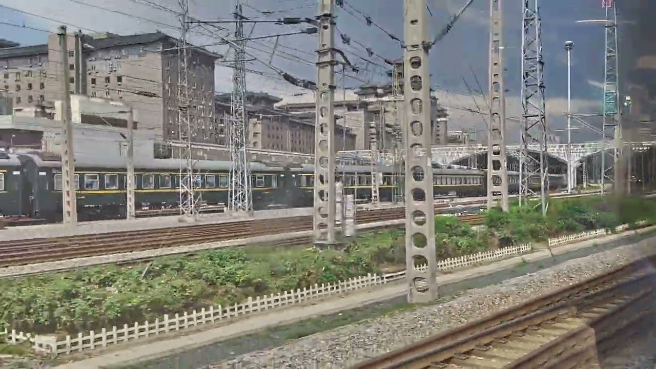 On our High Speed 350KPH G-Train leaving Beijing West