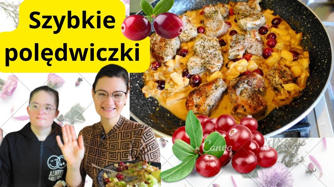 POLĘDWICZKI na SZYBKO w pysznym sosie miodowo żurawinowym
