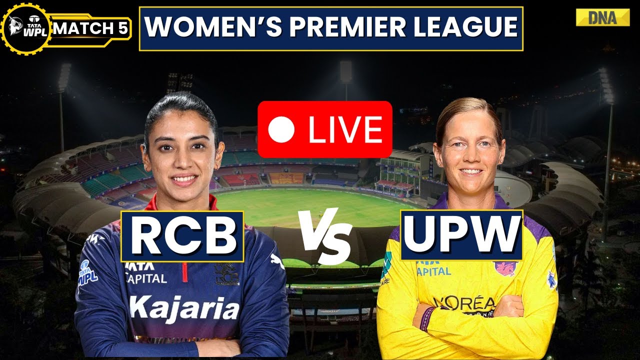 RCB Vs UPW Live: Royal Challengers Bengaluru Women Vs UP Warrirorz Women I WPL 2026 Live