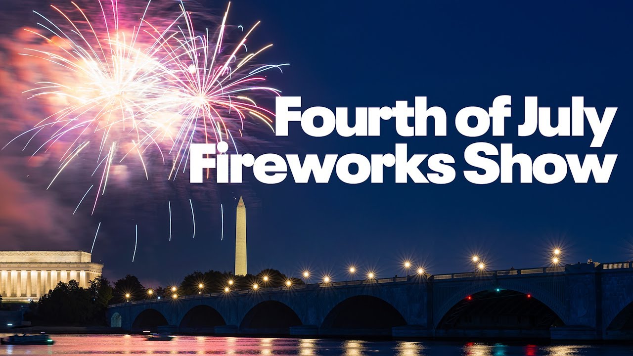 Fourth of July Fireworks Show from Washington, DC