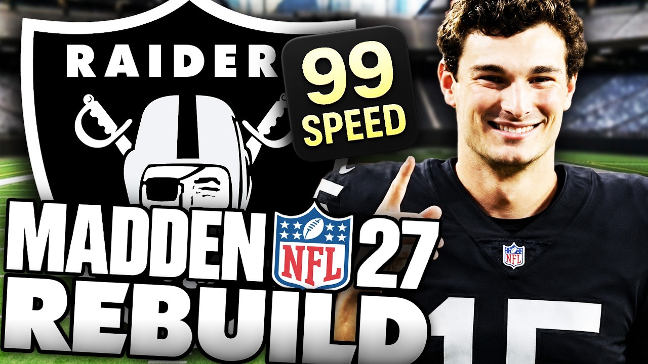 Я нашел квотербека со скоростью 99! Перестройка Las Vegas Raiders в Madden 27 Franchise