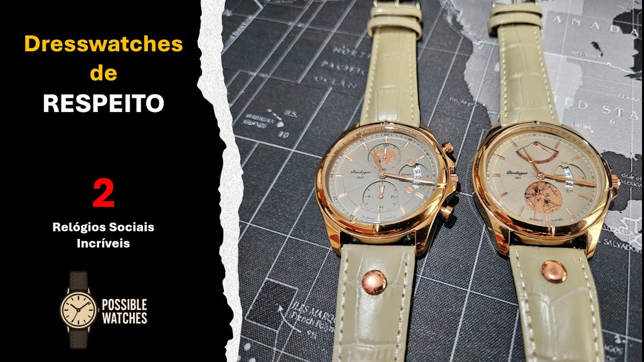 POEDAGAR 989 e 802L-2 - Possible Watches. Relógios possíveis. Paixões reais. #poedagar #dresswatch
