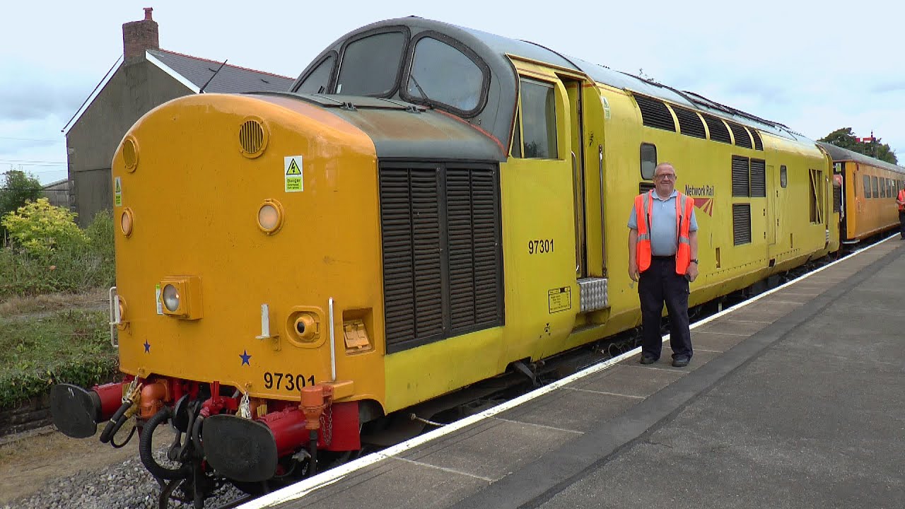 Network Rail's 97301 on 1Q13 at Pantyffynnon and Pwll 15/07/2014