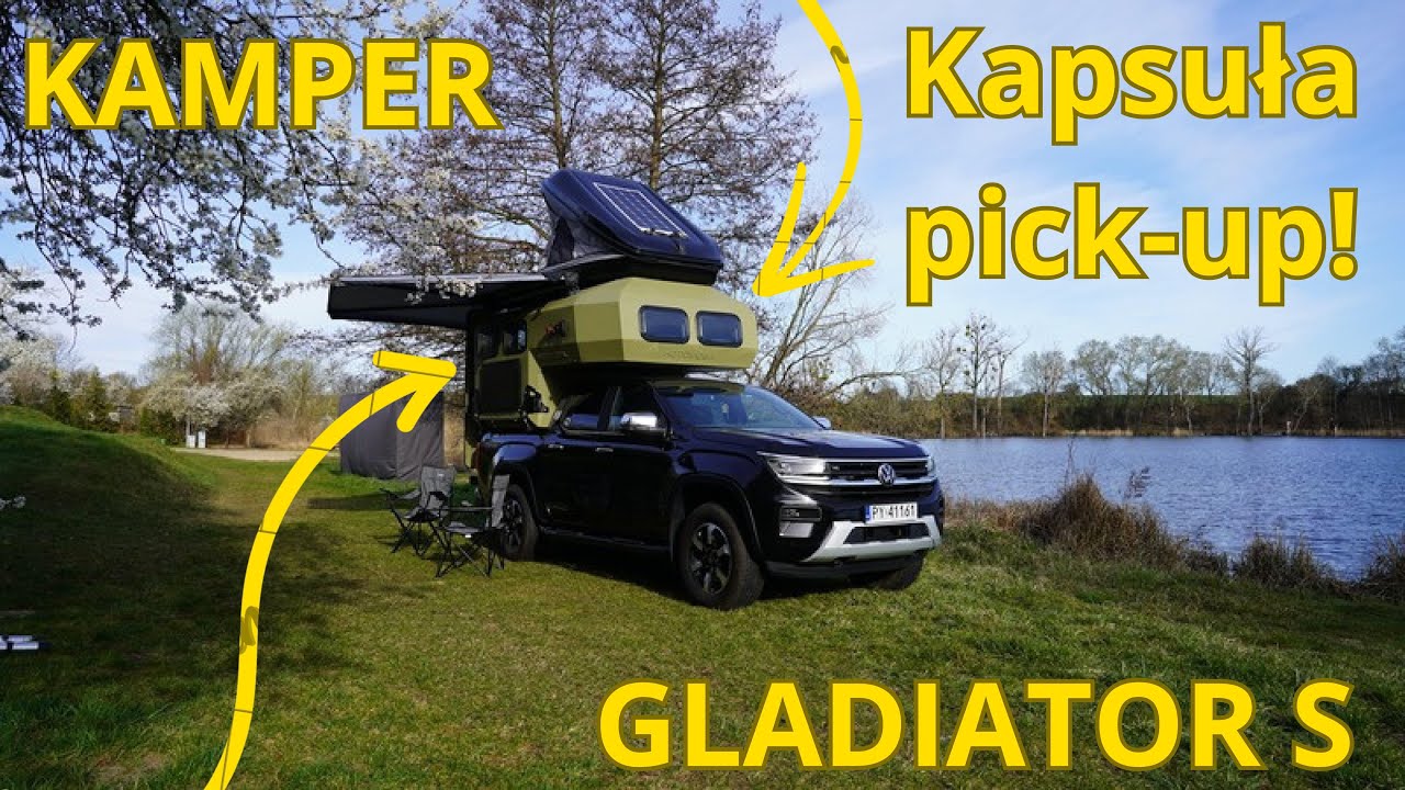Gotowi na sezon 2025? Kapsuła HOTOMOBIL Gladiator S wraz z pick-up to idealne rozwiązanie na podr&oacute;że