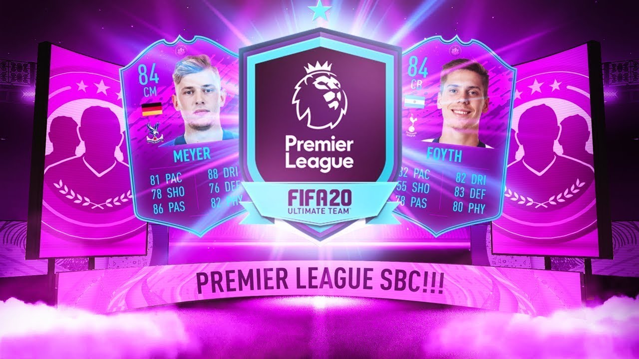 COMPLETING THE EPL LEAGUE SBC FUT 20 RTG EP 56