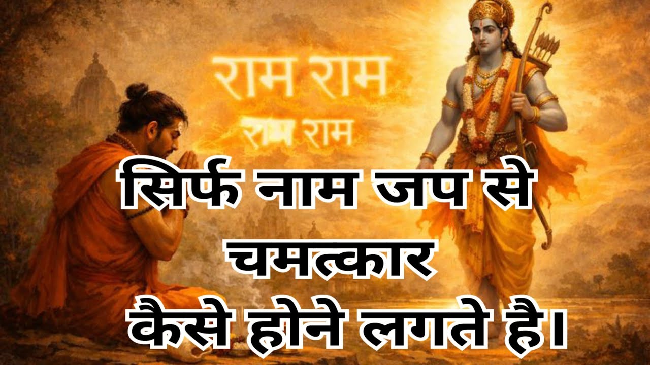 सिर्फ नाम जप से जीवन बदलने वाले 7 चमत्कार(कोई विधि नही) राम नाम महामंत्र जप। 