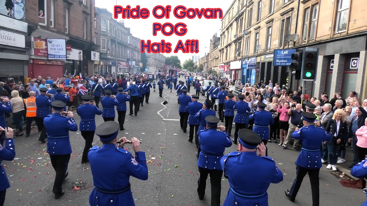 The Pride Of Govan (POG) Fireworks on Paisley Road West [4K/UHD]