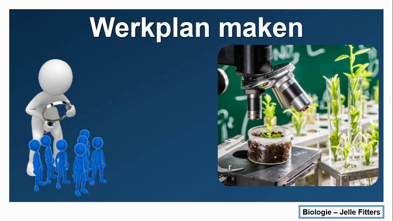 Onderzoek - Werkplan maken