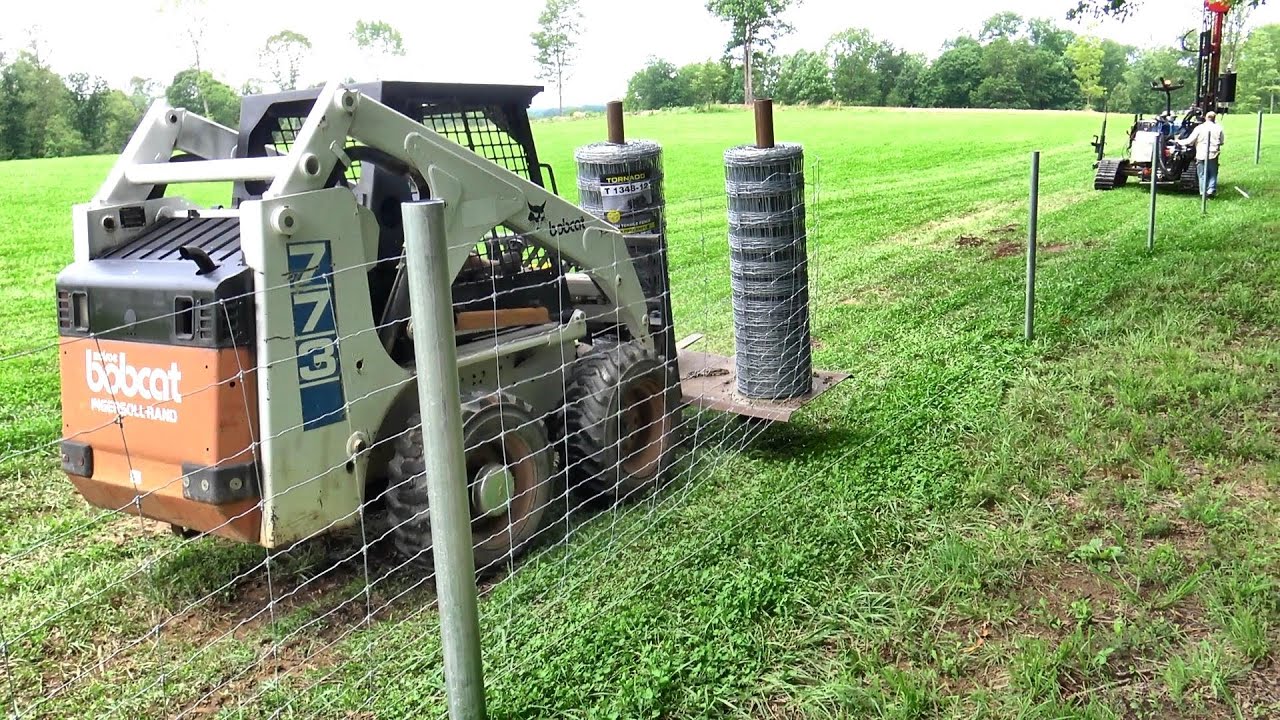 You've never seen farm fencing like this!  Day 1 Farm Fencing Project!