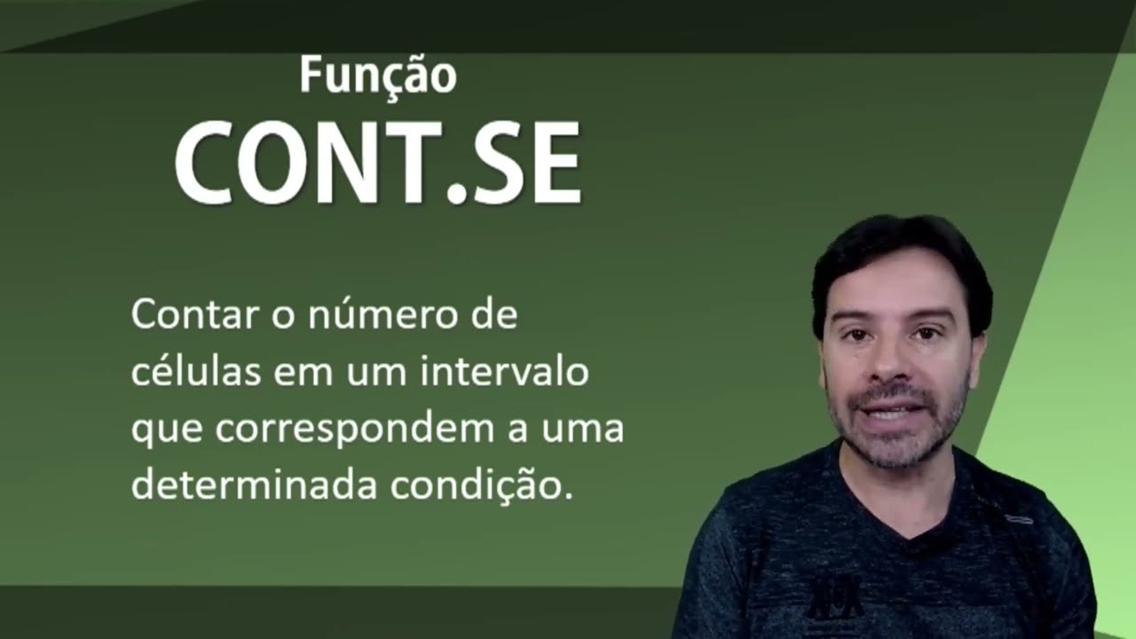 Função CONT.SE no Excel