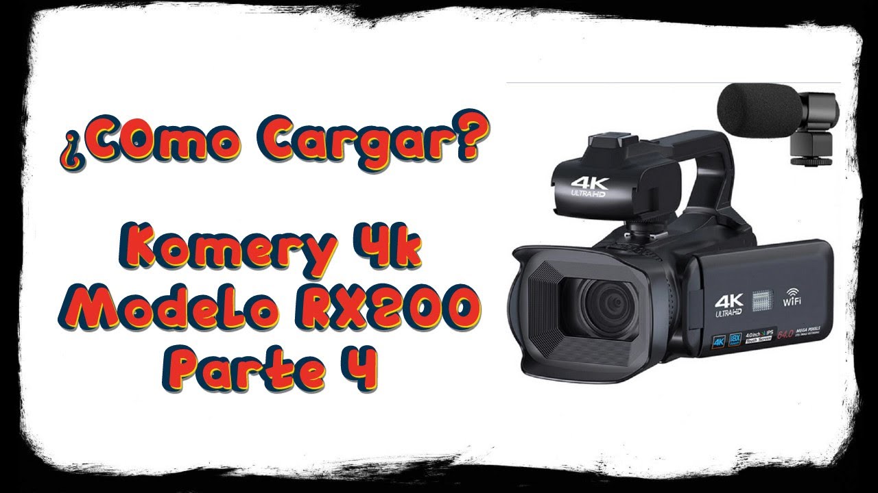 ¿Cargar Bateria Komery 4k Modelo RX200?