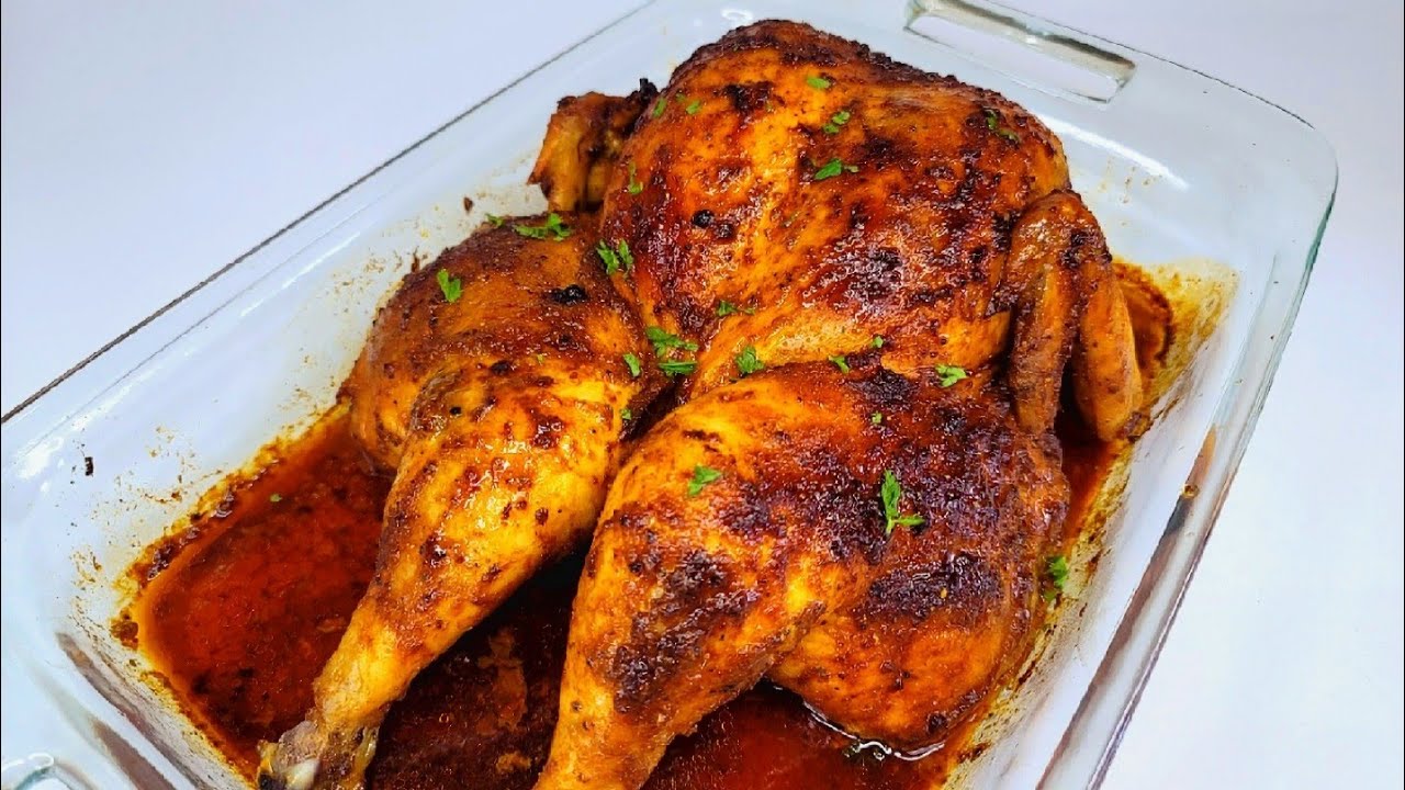 Oven Baked whole chicken | recipe