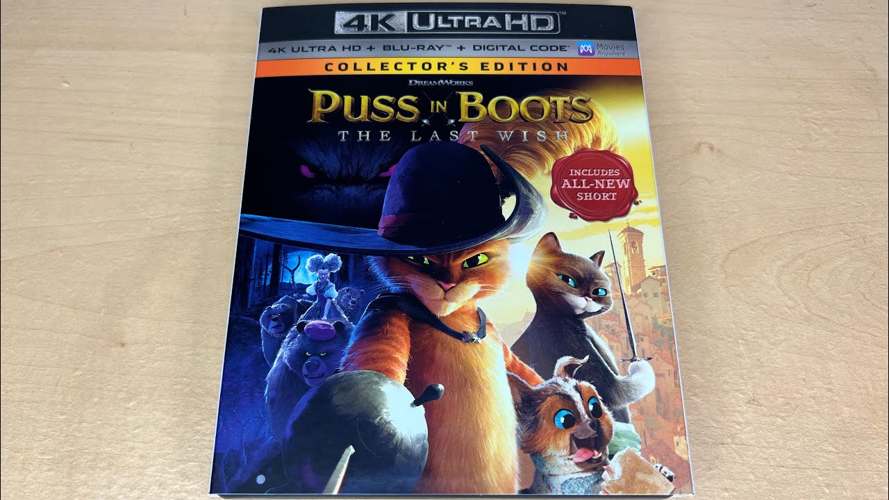 Puss in Boots: The Last Wish - 4K Ultra HD Blu-ray Unboxing