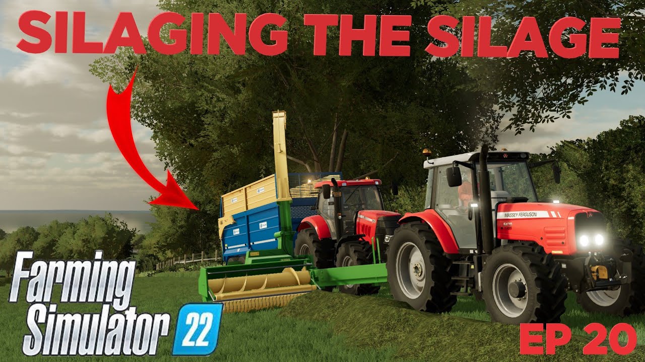 "SILAGING THE SILAGE"??? | Competitive Multiplayer | Episode 20 | Farming Simulator 22