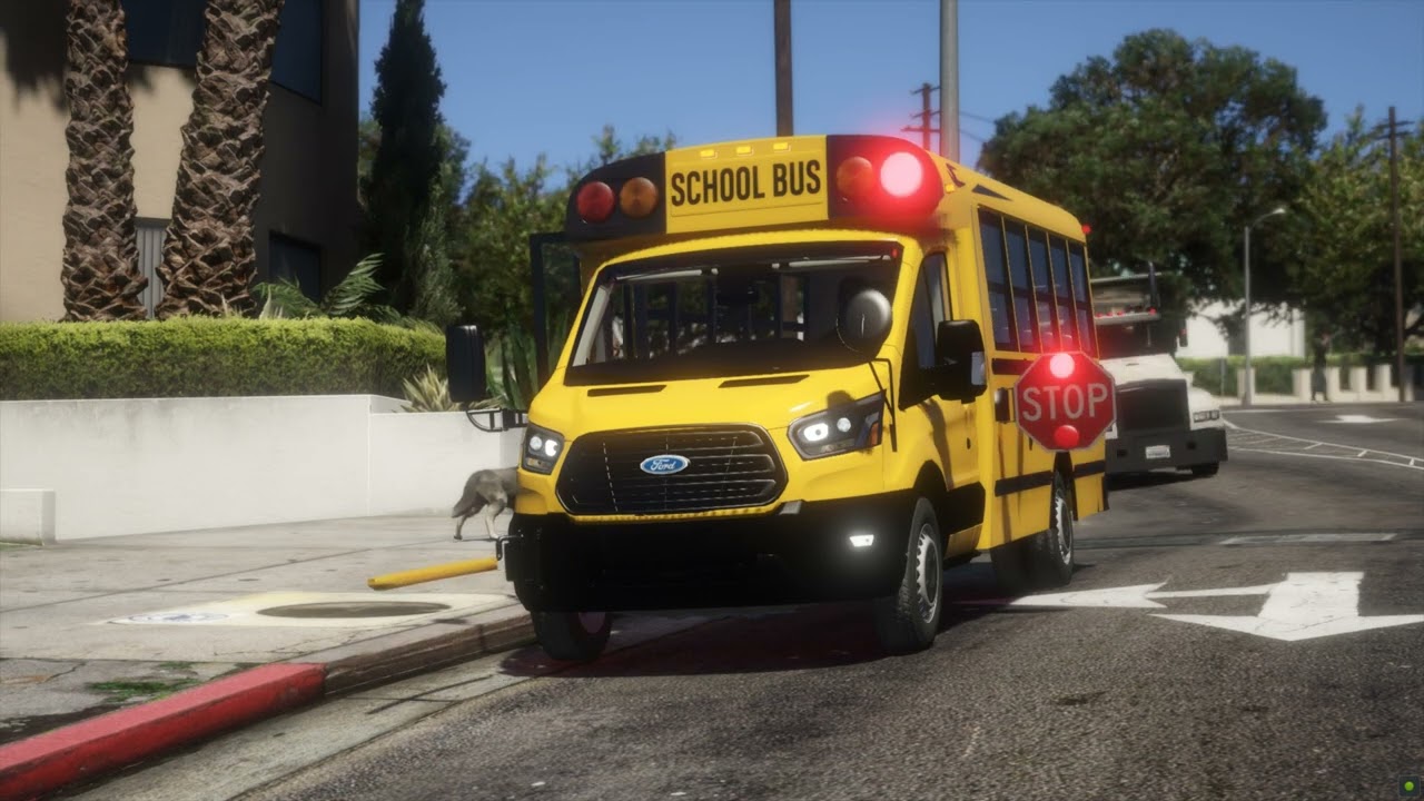 GTA V Vehicle Showcase: 2020 Ford Transit Blue Bird Micro T Teasers