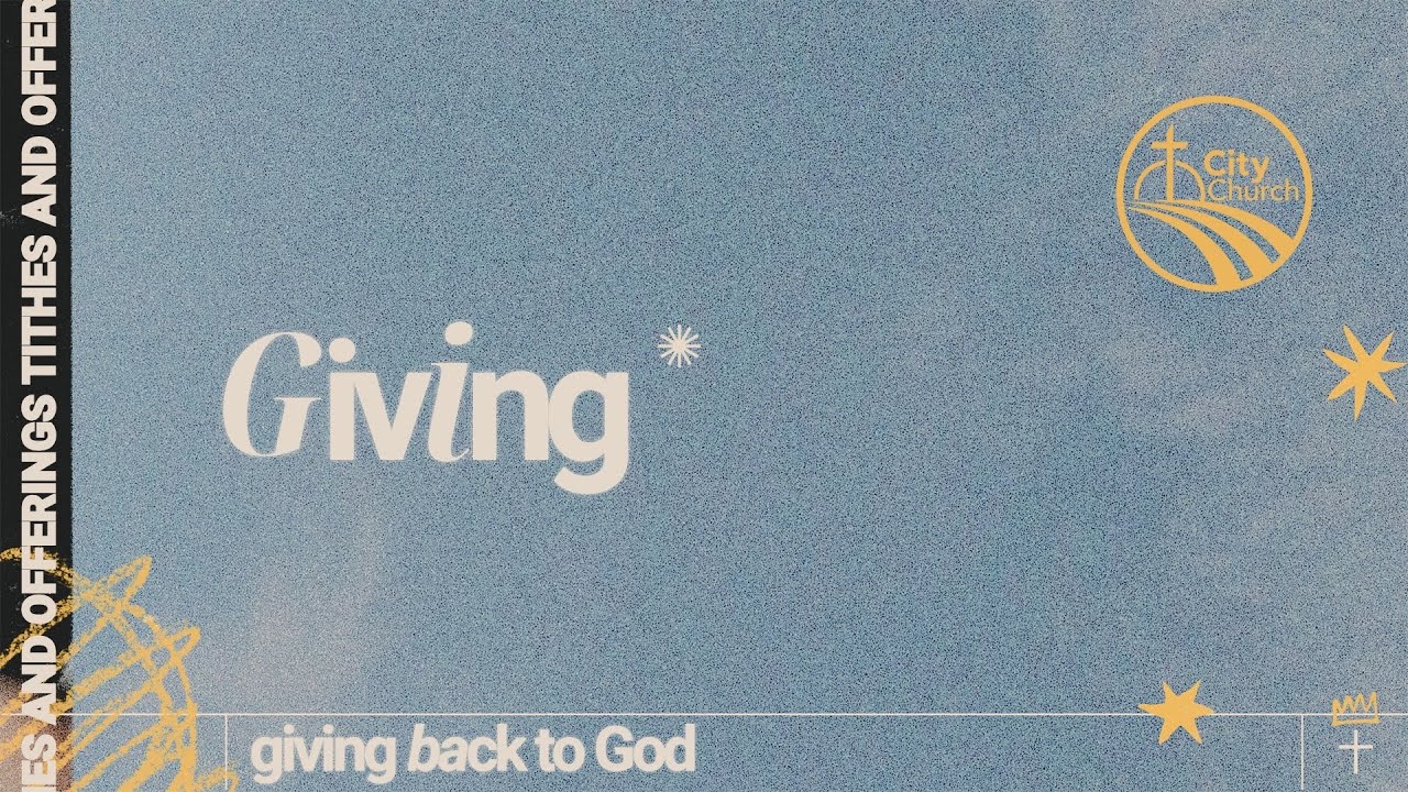 Giving - Pastor Zach Krause @citychurchjaxil